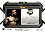 2023 The Rock Panini Prizm WWE RED PRIZM 181/299 #41 WWE Legend