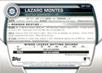 2023 Lazaro Montes Bowman 1ST BOWMAN PROSPECTS FUCHSIA 224/299 #BP-58 Seattle Mariners