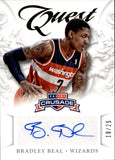 2012-13 Bradley Beal Panini Crusade QUEST ROOKIE AUTO 10/25 AUTOGRAPH #24 Washington Wizards