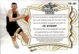 2021 Joe Wieskamp Leaf Trinity ROOKIE JUMBO PATCH AUTO AUTOGRAPH RELIC RC #PA-JW1 San Antonio Spurs