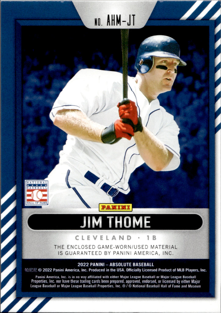 MLB Jim Thome Baseball Trading Cards