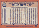 2021 Willie Mays Topps Archives BLUE FOIL 17/25 #198 San Francisco Giants HOF