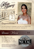2024 Diana Flores Leaf Women of Sport GOLD PULSAR HER STORY AUTO 1/1 ONE OF ONE AUTOGRAPH #HS-DF1 Flag Football