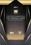 2025 John "Bradshaw" Layfield Topps Chrome GREEN REFRACTOR HALL OF FAME AUTO 062/150 AUTOGRAPH #HOF-JL WWE Legend