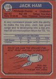 1973 Jack Ham Topps ROOKIE RC #115 Pittsburgh Steelers HOF