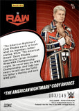 2023 "The American Nightmare" Cody Rhodes Panini Revolution WWE COSMIC 003/149 #17 Monday Night Raw