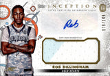 2022-23 Rob Dillingham Topps Inception OTE ROOKIE JERSEY AUTO 076/149 AUTOGRAPH RELIC RC #IARC-RD3 Chicago Bulls