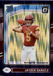 2024 Jayden Daniels Donruss Optic PURPLE SHIMMER RATED ROOKIE RC #248 Washington Commanders