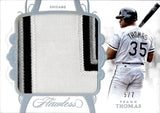 2018 Frank Thomas Panini Flawless JUMBO GAME USED PATCH 5/7 RELIC #PA-FT Chicago White Sox HOF