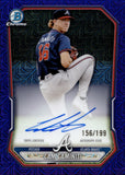 2026 Cam Caminiti Bowman Chrome Mega Box PURPLE REFRACTOR AUTO 156/199 AUTOGRAPH #BMA-CC Atlanta Braves