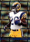 1999 Marshall Faulk Pacific Prisms HOLOGRAPHIC GOLD 143/480 #118 St. Louis Rams HOF