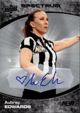 2021 Aubrey Edwards Upper Deck Spectrum AEW AUTO AUTOGRAPH #27 Referee
