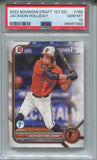 2022 Jackson Holliday Bowman Draft 1ST EDITION 1ST BOWMAN PSA 10 #168 Baltimore Orioles 7382