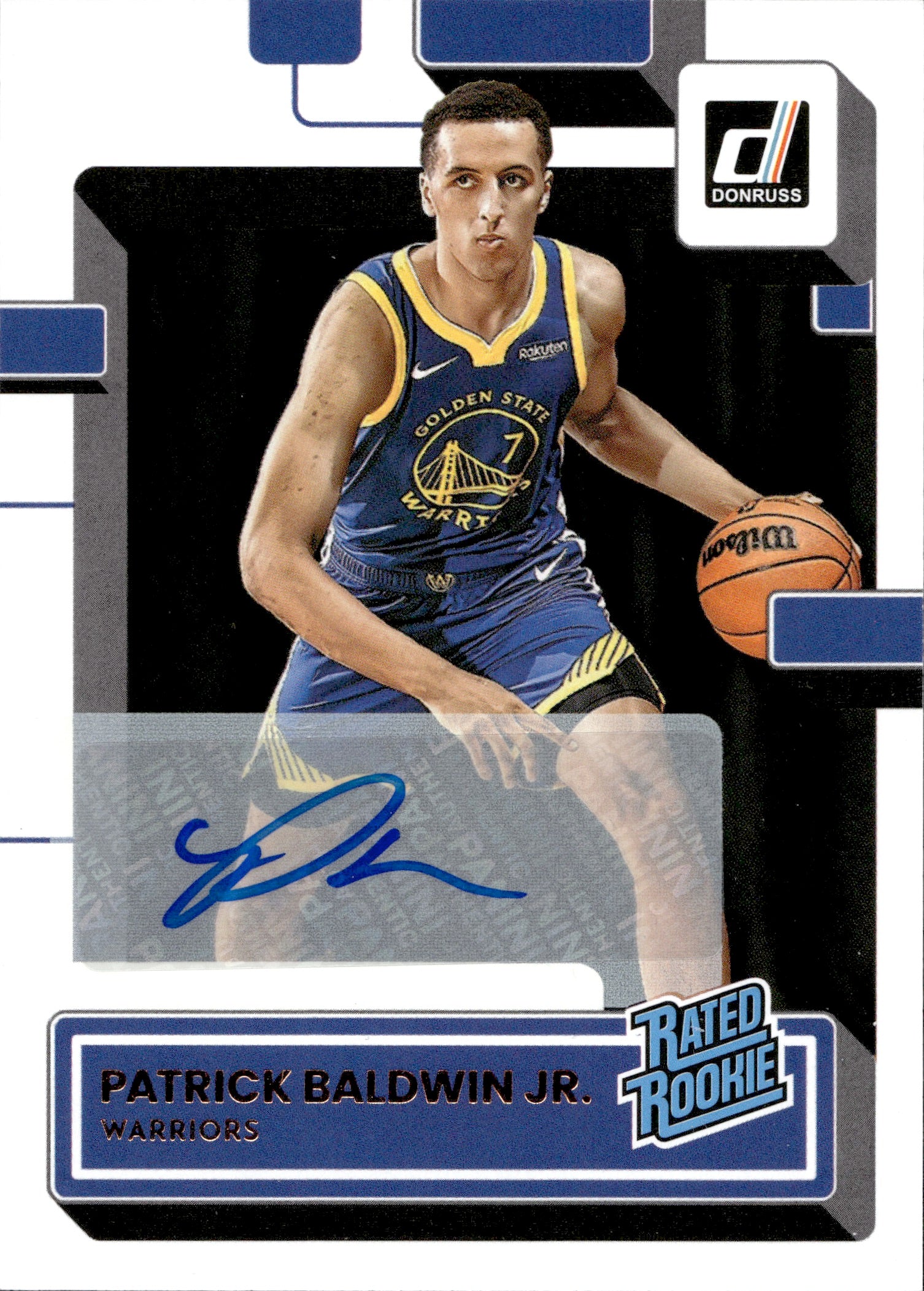 Unisex Nike Patrick Baldwin Jr. Royal Golden State Warriors 2022