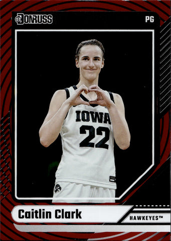 2024 Caitlin Clark Panini Collection DONRUSS ROOKIE RC #11 Indiana Fever