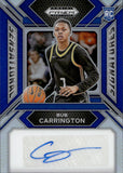 2024 Bub Carrington Panini Prizm Draft Picks BLUE ROOKIE SENSATIONAL SIGNATURES AUTO 033/149 #SS-CCG Washington Wizards