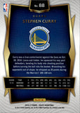 2016-17 Stephen Curry Panini Select Golden State Warriors #88 2
