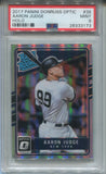 2017 Aaron Judge Donruss Optic HOLO SILVER RATED ROOKIE PSA 9 #38 New York Yankees 3173
