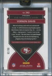 2024 Vernon Davis Panini One ONCE IN A FRANCHISE AUTO 92/99 AUTOGRAPH #342 San Francisco 49ers