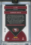 2024 Vernon Davis Panini One ONCE IN A FRANCHISE AUTO 92/99 AUTOGRAPH #342 San Francisco 49ers