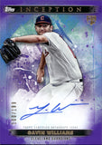 2024 Gavin Williams Topps Inception ROOKIE & EMERGING STAR PURPLE AUTO 100/199 AUTOGRAPH RC #BRES-GW Cleveland Guardians