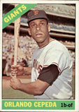 1966 Orlando Cepeda Topps #132 San Francisco Giants BV $50 3