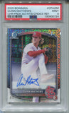 2025 Quinn Mathews Bowman Chrome 1ST BOWMAN HTA CHOICE REFRACTOR AUTO 017/150 AUTOGRAPH PSA 9 #CPA-QM St. Louis Cardinals 0724