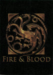 2024 Rittenhouse Game of Thrones House of the Dragon Season One HOUSE MOTTO CASE TOPPER #CT1