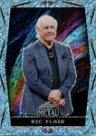 2024 Ric Flair Leaf Metal Legends DIAGONAL LIGHT BLUE SHIMMER 5/8 #38 WWE Legend