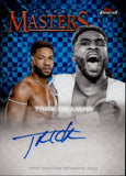 2025 Trick Williams Topps Finest WWE FINEST MASTERS BLUE CHECKERBOARD AUTO 17/75 AUTOGRAPH #FM-WIL NXT