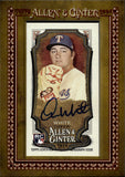 2024 Owen White Topps Allen & Ginter MINI FRAMED ROOKIE AUTO AUTOGRAPH RC #MA-OW Texas Rangers