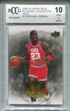 2009-10 Michael Jordan Upper Deck MJ LEGACY COLLECTION GOLD BCCG 10 #17 Chicago Bulls HOF 9076
