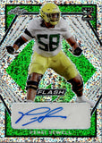 2021 Penei Sewell Leaf Flash SPARKLE ROOKIE AUTO 22/25 AUTOGRAPH RC #BA-PS1 Detroit Lions