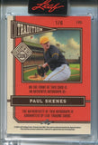 2025 Paul Skenes Leaf Seasons in the Sun BLUE ICE TRADITION AUTO 1/6 AUTOGRAPH #T-PS1 Pittsburgh Pirates