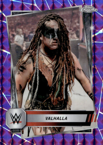 2025 Valhalla Topps Chrome PURPLE GEOMETRIC REFRACTOR 05/10 #1179 Monday Night Raw
