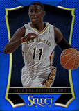 2013-14 Jrue Holiday Panini Select BLUE PRIZM 01/49 #42 New Orleans Pelicans