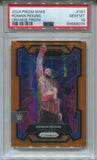 2024 Roman Reigns Panini Prizm WWE ORANGE PRIZM PSA 10 #191 Monday Night Raw 8074