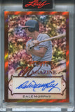 2024 Dale Murphy Leaf Ultimate MAGAZINE BRONZE AUTO 04/25 AUTOGRAPH #USM-DM1 Atlanta Braves