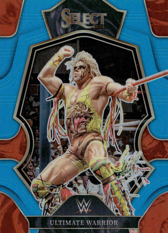 2023 Ultimate Warrior Panini Select WWE LIGHT BLUE PREMIER LEVEL /123/299 #142 WWE Legend