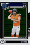 2024 Bo Nix Donruss Optic RATED ROOKIE RC #209 Denver Broncos 2