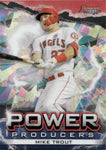 2020 Mike Trout Bowman's Best POWER PRODUCERS ATOMIC REFRACTOR #PP-MT Anaheim Angels