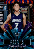 2025-26 Kon Knueppel Bowman Chrome HOBBY STARS PURPLE REFRACTOR ROOKIE 95/250 Charlotte Hornets #HS-7
