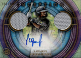 2022 Lioliver Peguero Bowman Inception ROOKIE DUAL JERSEY AUTO 030/200 AUTOGRAPH RELIC RC #IADR-LP Pittsbirgh Pirates