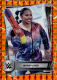 2025 Wendy Choo Topps Chrome WWE ORANGE GEOMETRIC REFRACTOR 05/25 #125 NXT