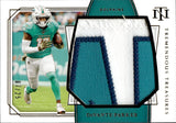 2019 DeVante Parker Panini National Treasures TREMENDOUS TREASURES JUMBO PATCH 07/25 RELIC #TT-DP Miami Dolphins