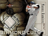 2001 Manny Ramirez Fleer Authority DIAMOND CUTS HAT RELIC #_MARA Boston Red Sox