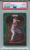 2021 Kwang-Hyun Kim Panini Prizm GREEN DONUT CIRCLES PSA 10 #110 St. Louis Cardinals 0982