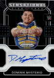 2022 Dominik Mysterio Panini Prizm WWE SENSATIONAL SIGNATURES AUTO AUTOGRAPH #SS-DMY Monday Night Raw 2