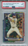 2024 Jackson Chourio Bowman Chrome Mega Box ROOKIE RC PSA 9 #69 Milwaukee Brewers 5870