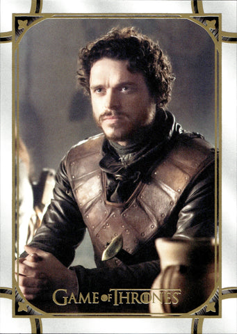 2021 Robb Stark Rittenhouse Game of Thrones THE IRON ANNIVERSARY GOLD 97/99 #54